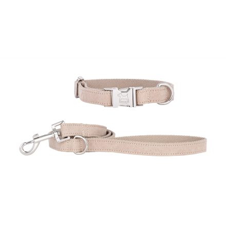 SAND DUNE koppel &amp; halsband, Krom