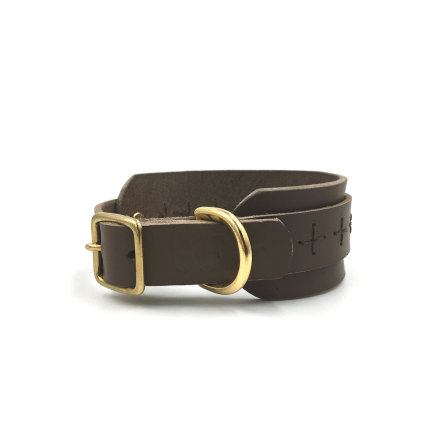 Hundhalsband - SF+ Craft Leather Greige