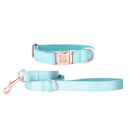 ACE koppel &amp; halsband, Rose gold