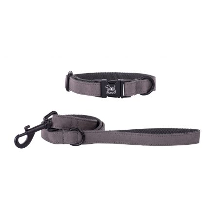 BRITISH koppel &amp; halsband, Matt svart